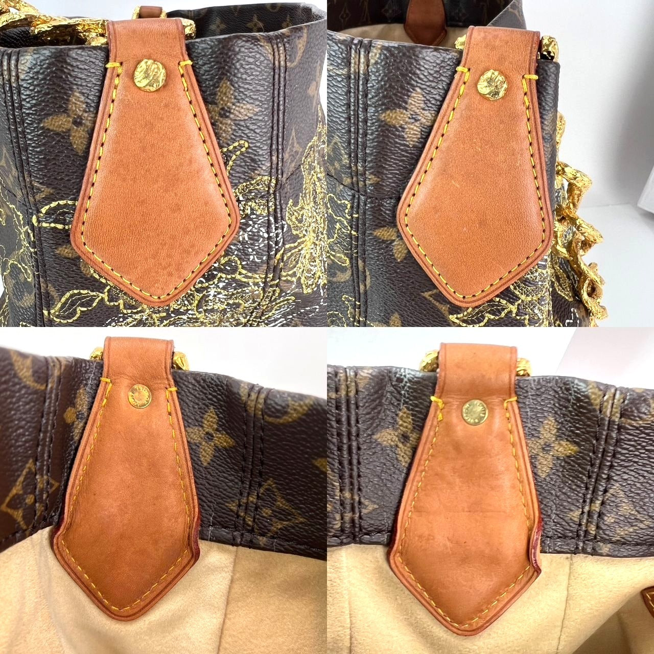Louis Vuitton Dentelle Fersen Gold Monogram Limited Edition Shoulder Bag