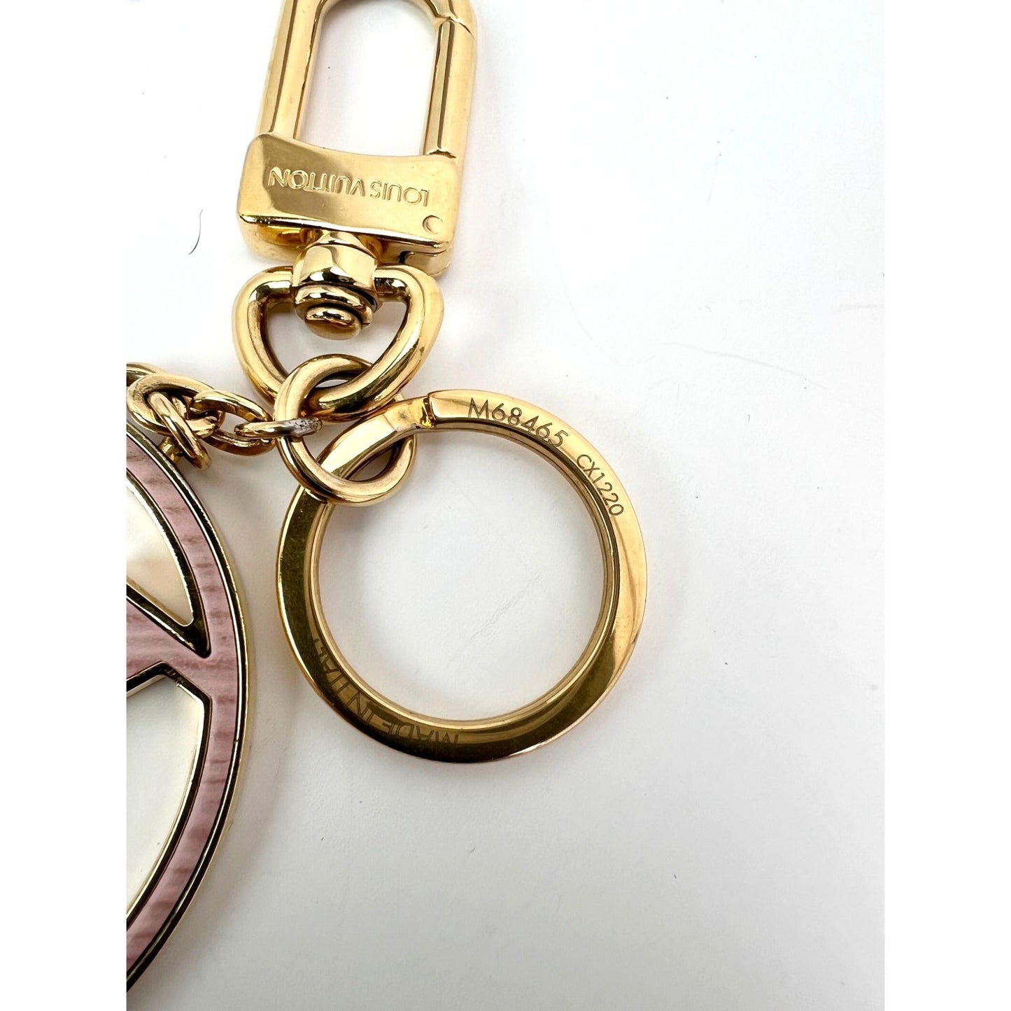 Louis Vuitton LV Circle Key Holder Bag Charm