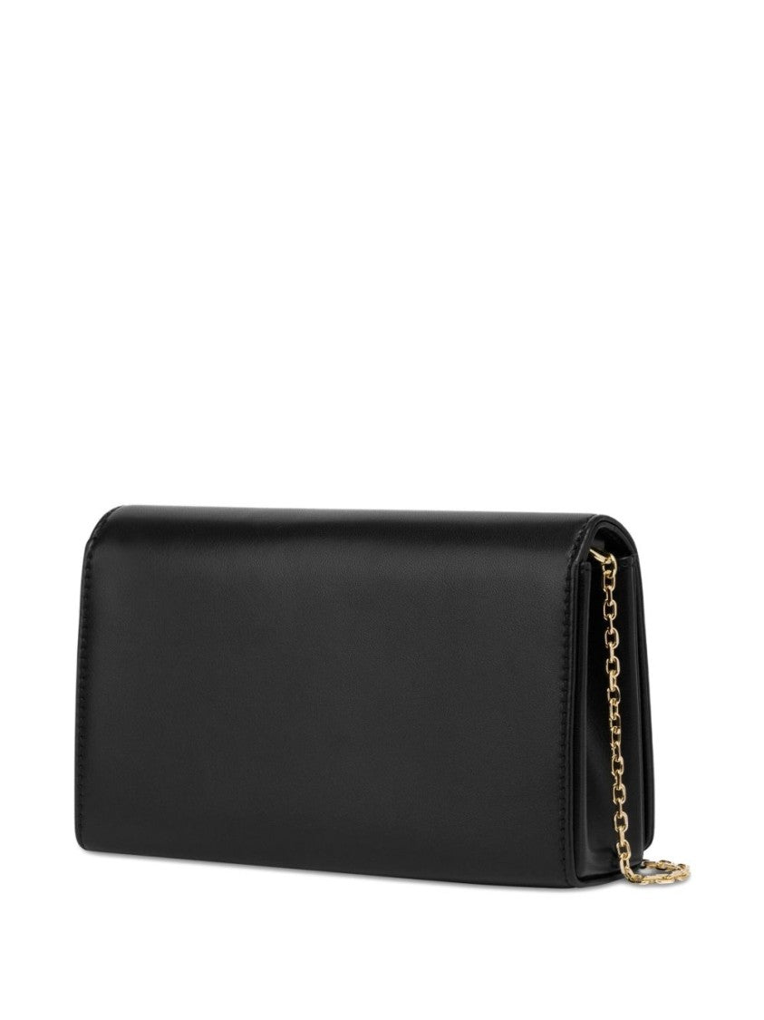 Love Moschino Black Handbag With Heart Emblem
