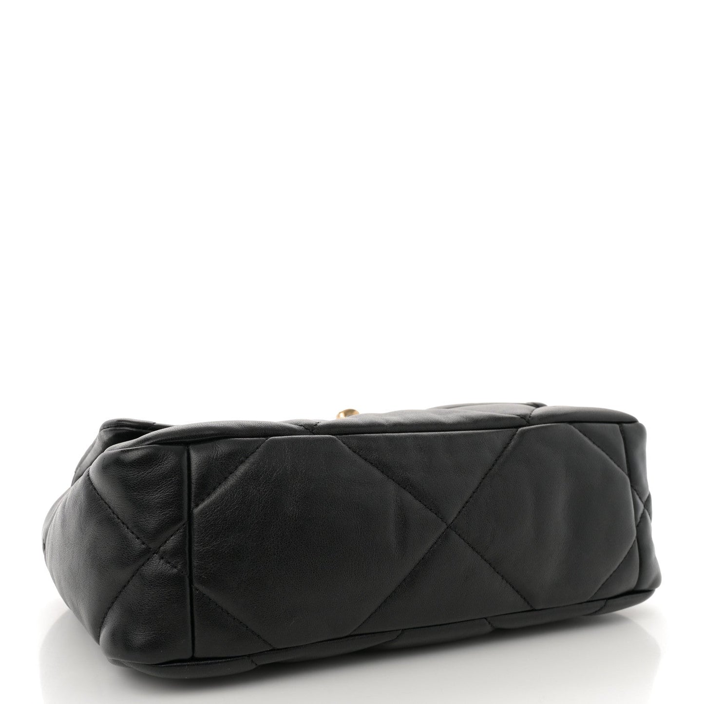 Lambskin Quilted Medium Chanel 19 Flap Black