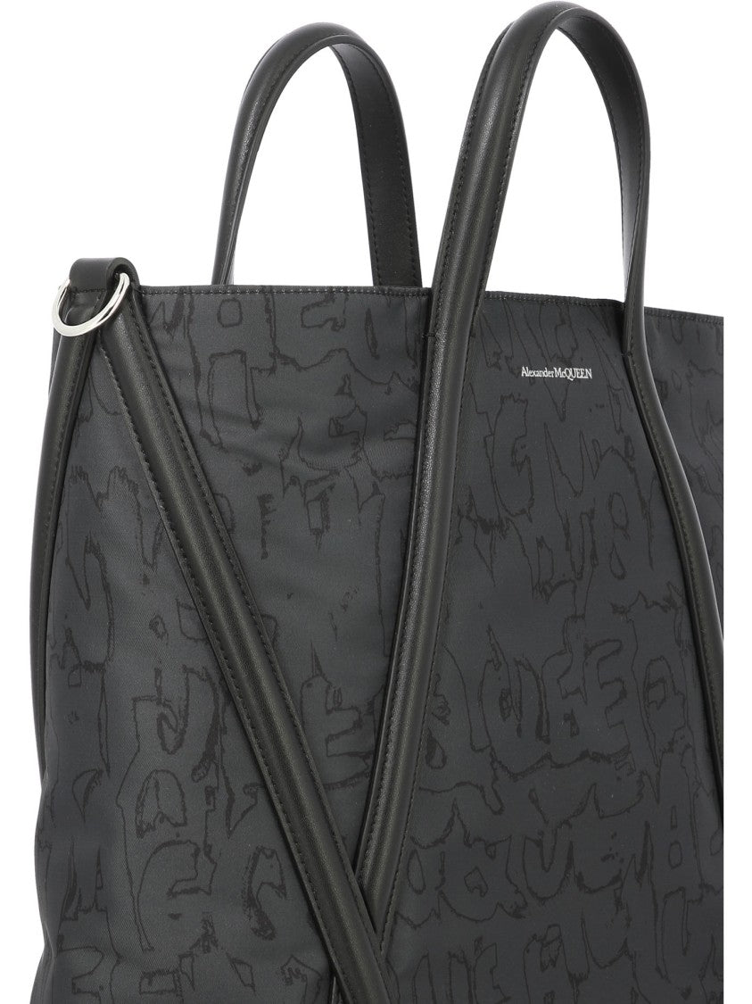 Alexander Mcqueen Sleek Black Shoulder Bag