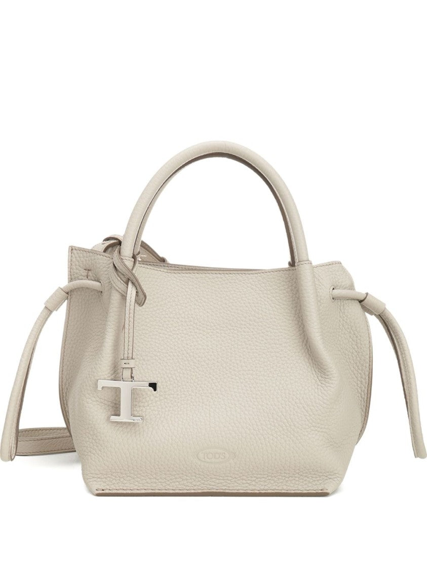 Tod's Structured Off-White Handbag