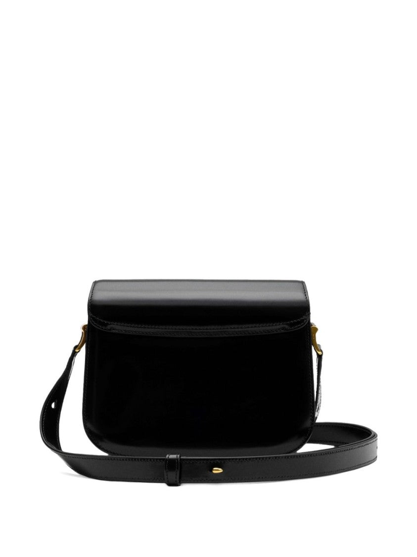 Ami Paris Structured Black Handbag