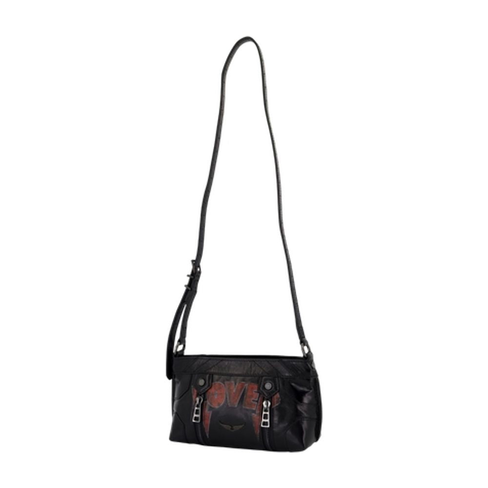 Zadig & Voltaire Sunny Mood Punk Crossbody - Leather - Black