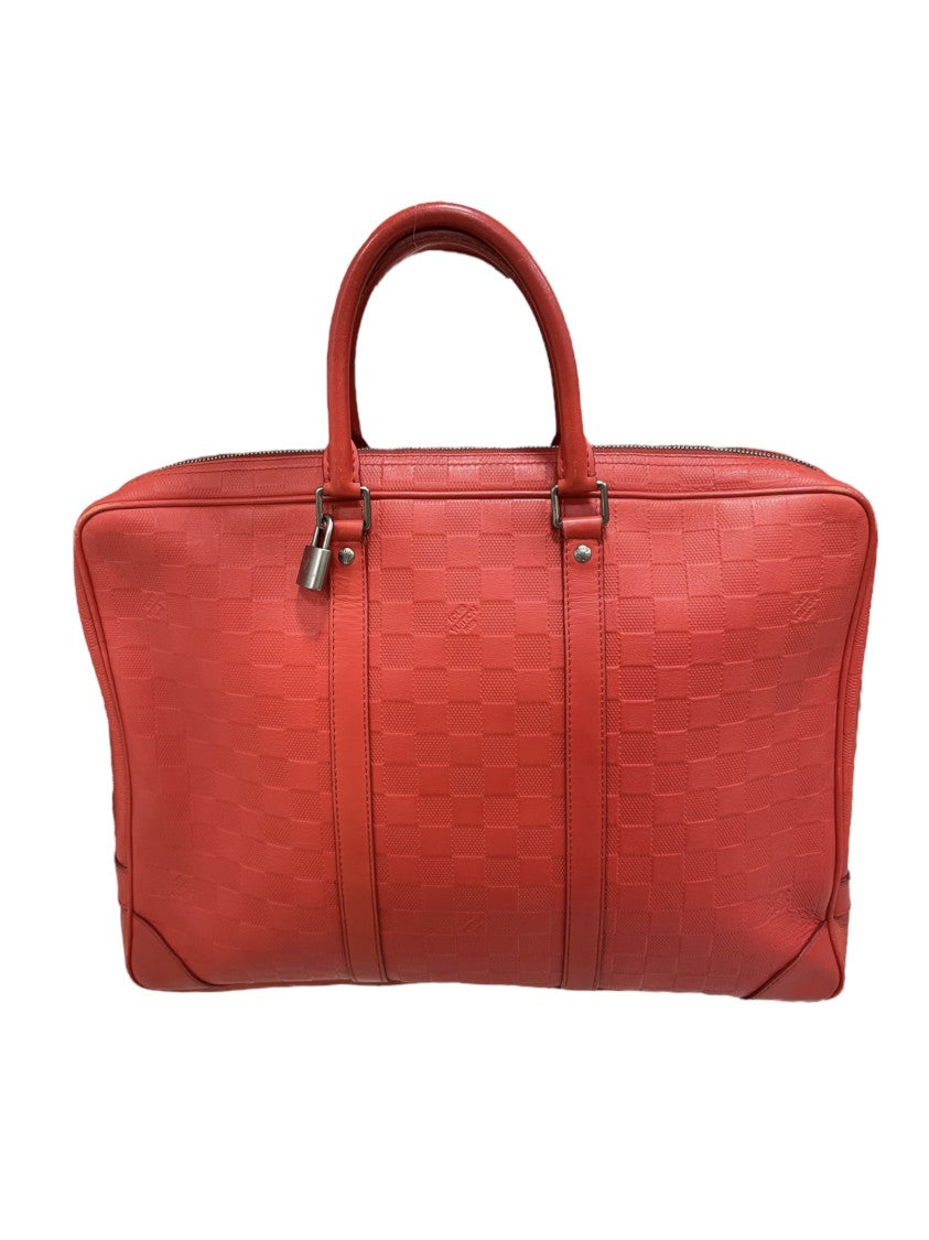 Louis Vuitton Voyage Mm Damier Rosso Tote Bag