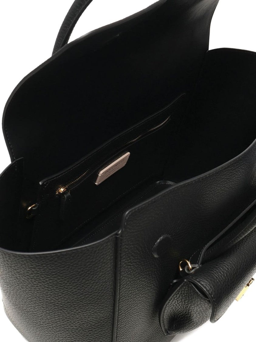 Coccinelle Structured Vitello Leather Shopper Bag