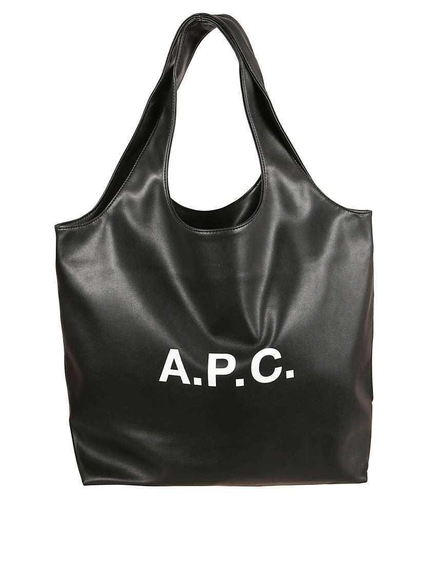 A.P.C. Black Tote Bag With Spacious Interior