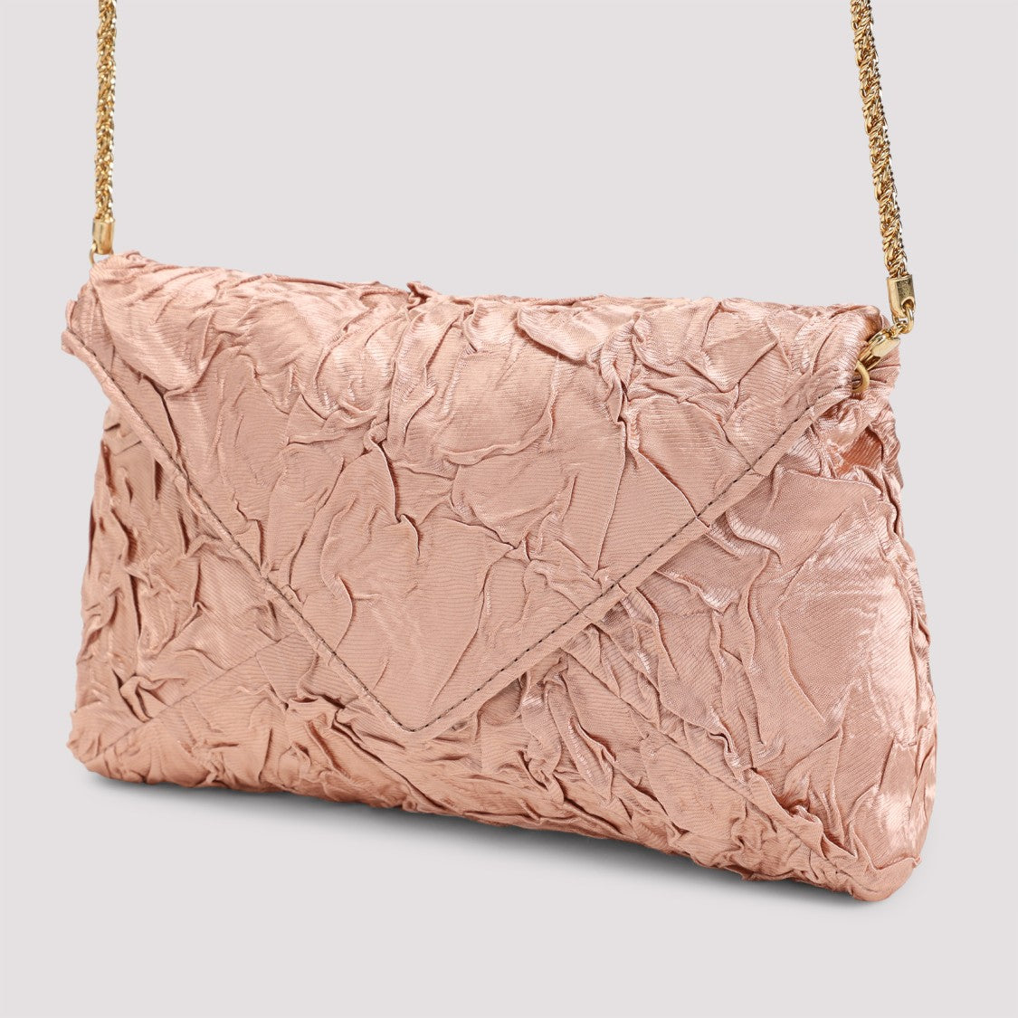Dries Van Noten Crinkled Envelope Clutch
