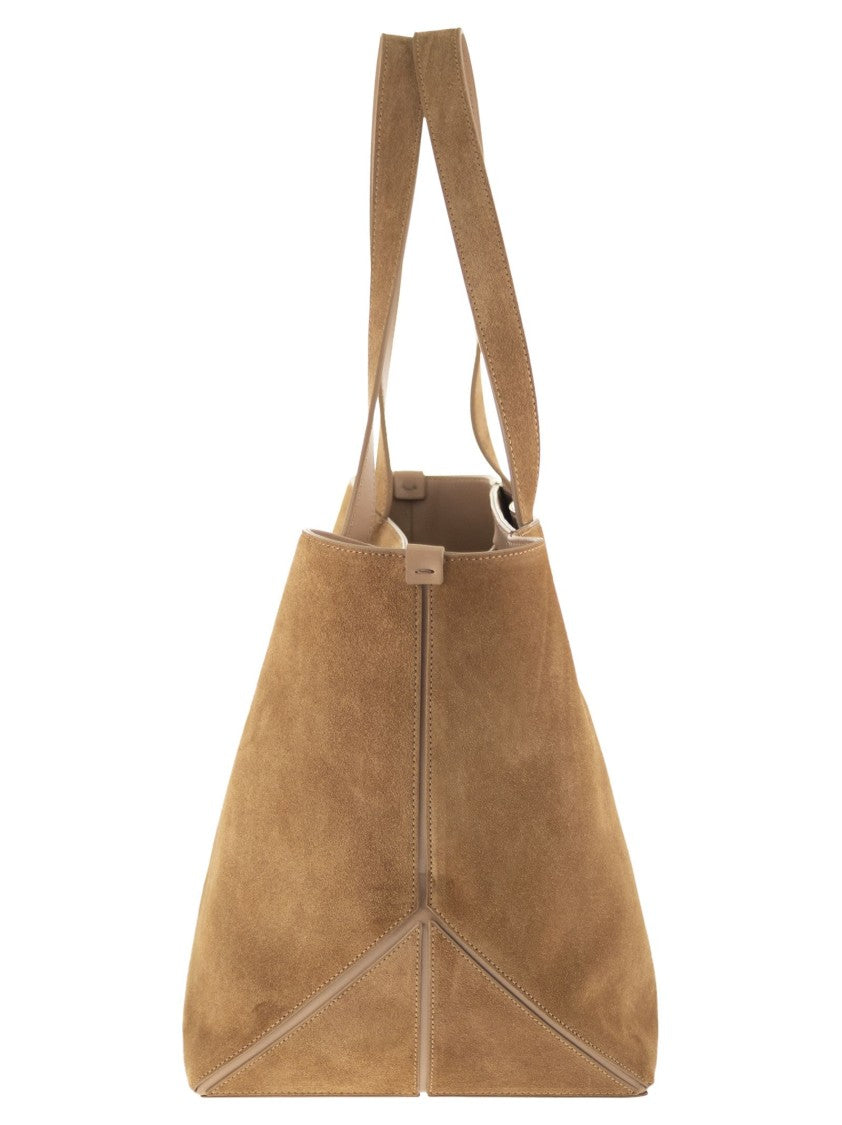 Fabiana Filippi Medium Eclipse Suede Tote Bag