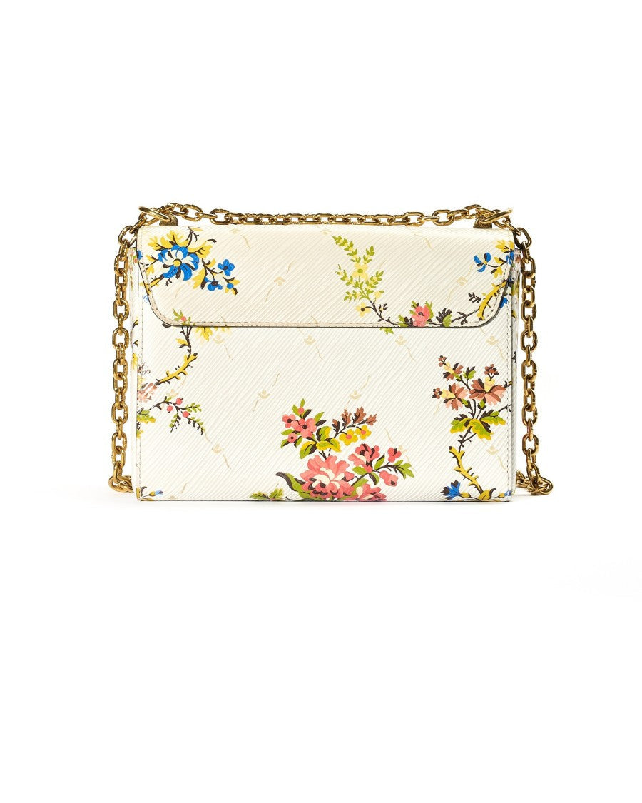 Louis Vuitton Twist Mm Floral Epi Bianca