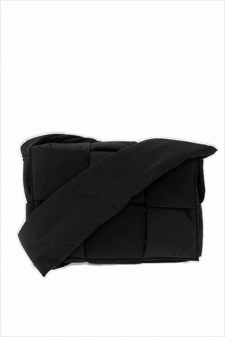Bottega Veneta Quilted Black Crossbody Bag