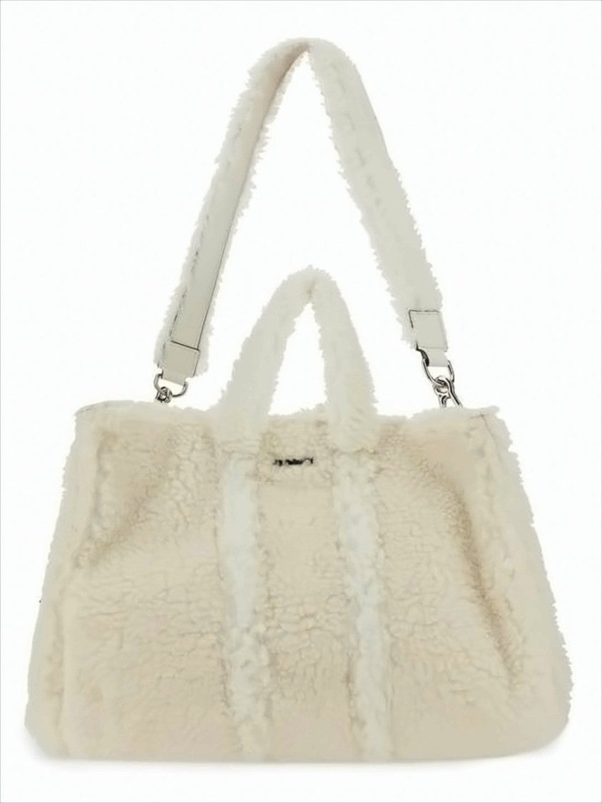 Sunnei Fluffy Textured Shoulder Bag With Optional Strap