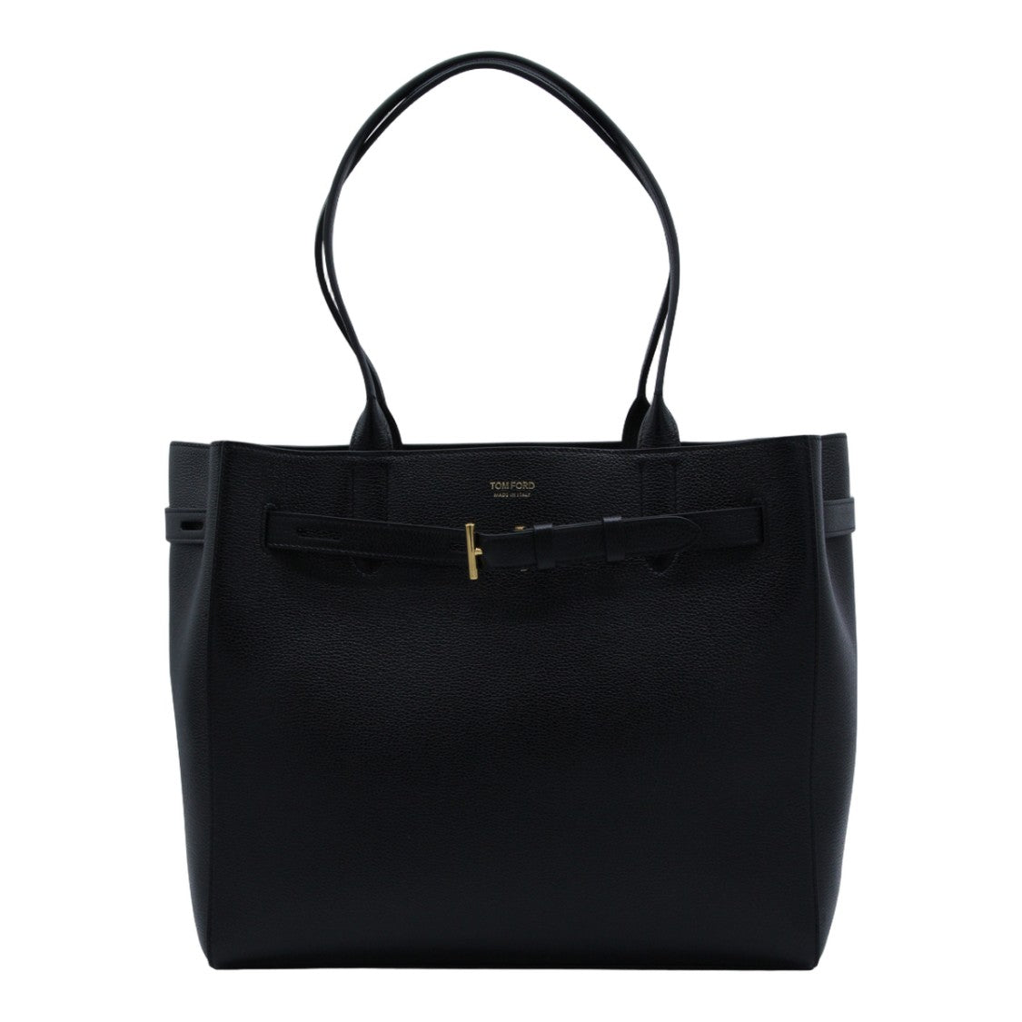 Tom Ford Black Tote Bag With Structured Silhouette