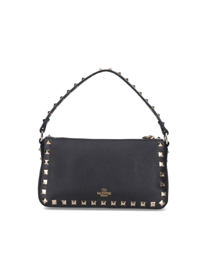 Valentino Garavani Small Rectangular Shoulder Bag With Gold-Tone Studs