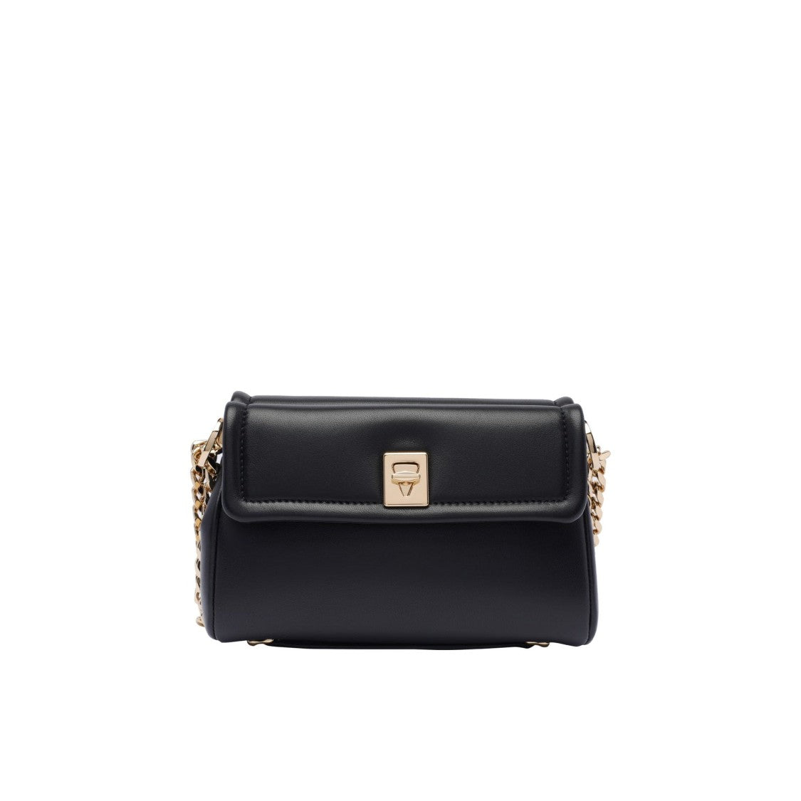 Valentino Garavani Vlogo Locker Shoulder Bag With Gold-Tone Clasp