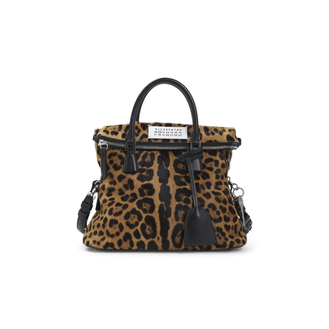 Maison Margiela Structured Calf Hair Handbag