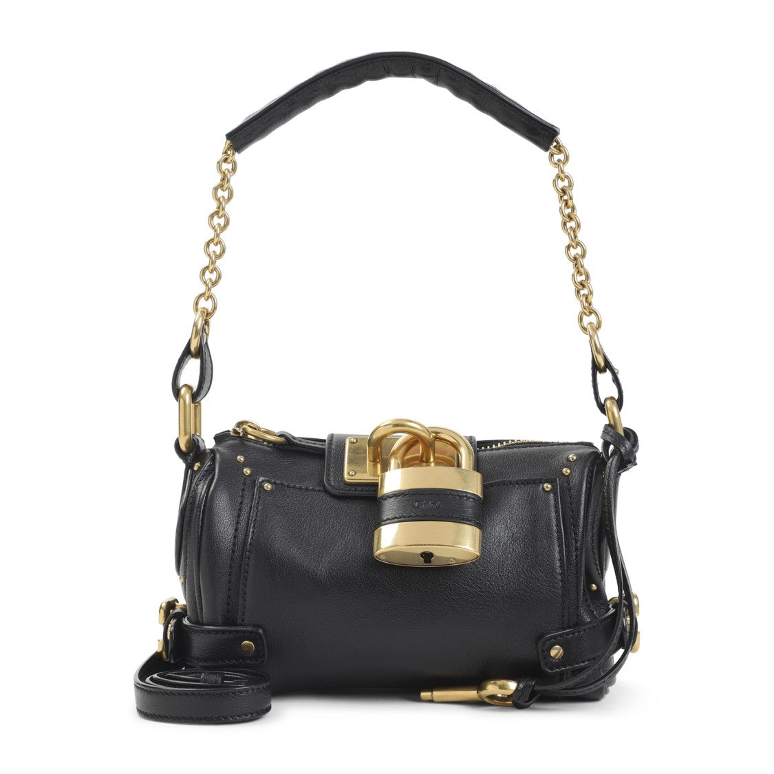 Chloé Black Buffalo Leather Paddington Bag