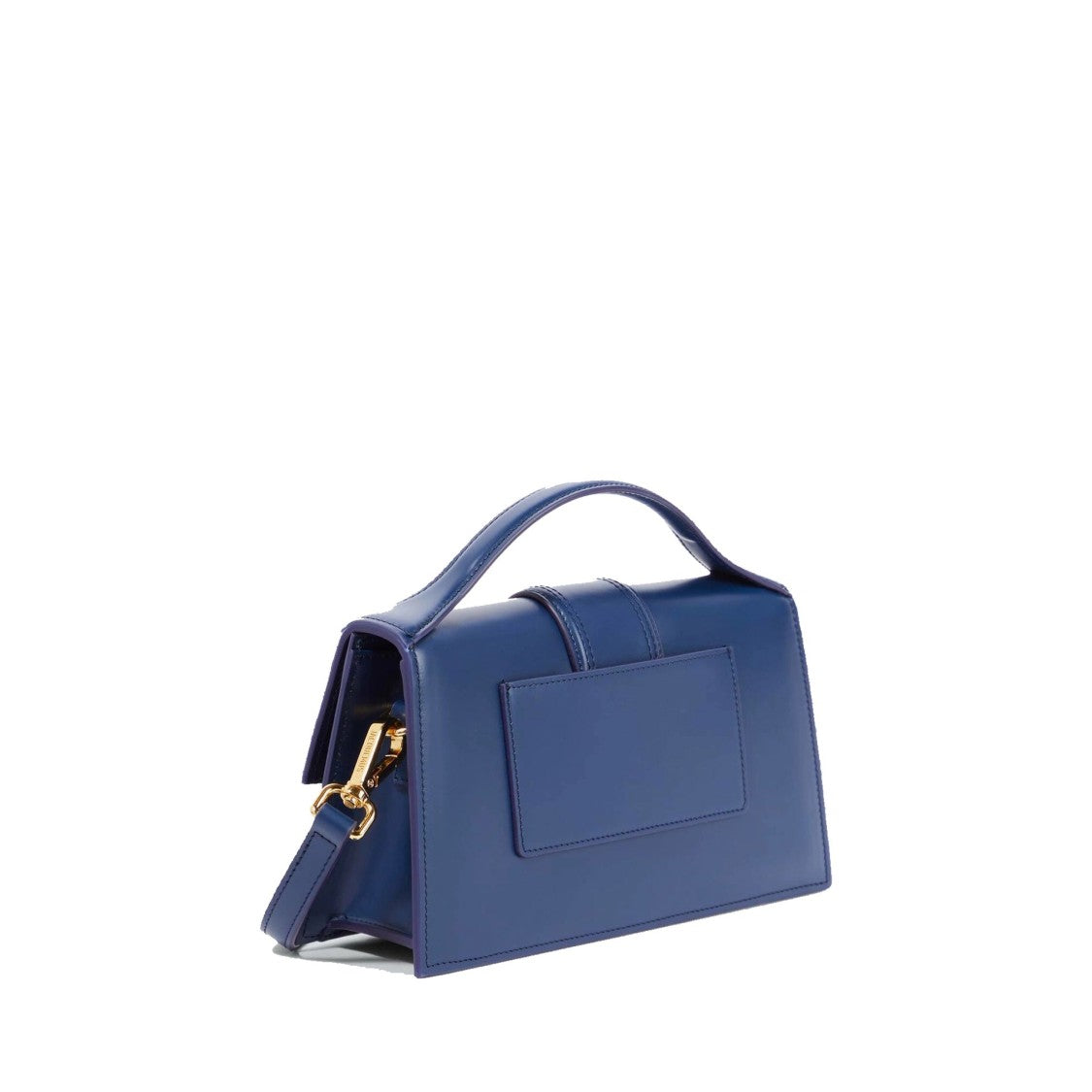 Jacquemus Structured Leather Shoulder Bag With Gold-Tone Logo