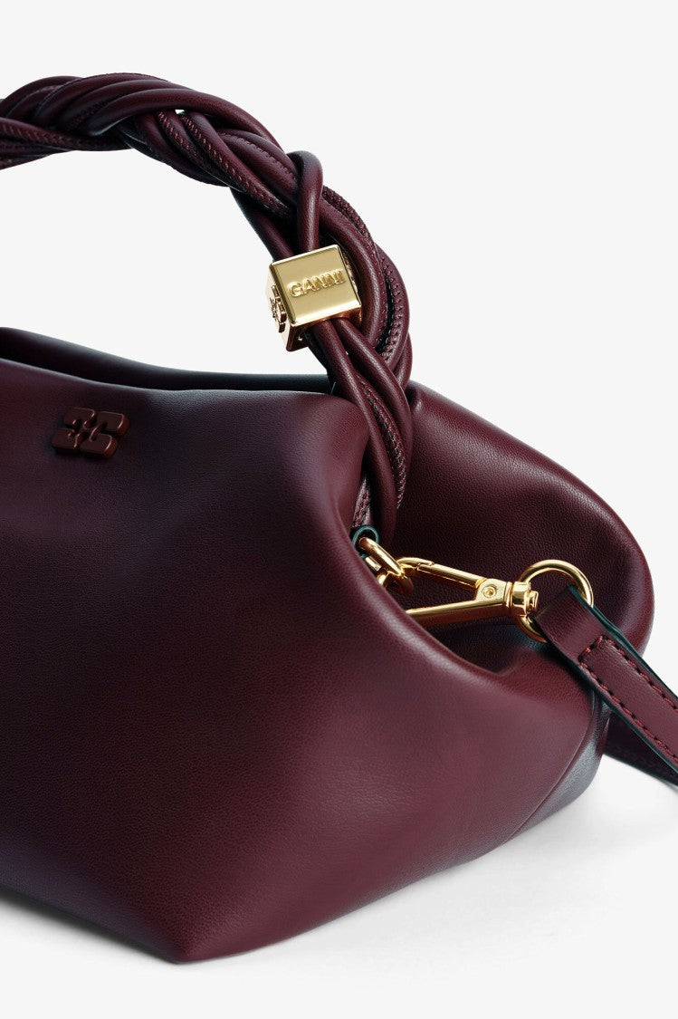 Ganni Burgundy Bou Bag Small Handbag