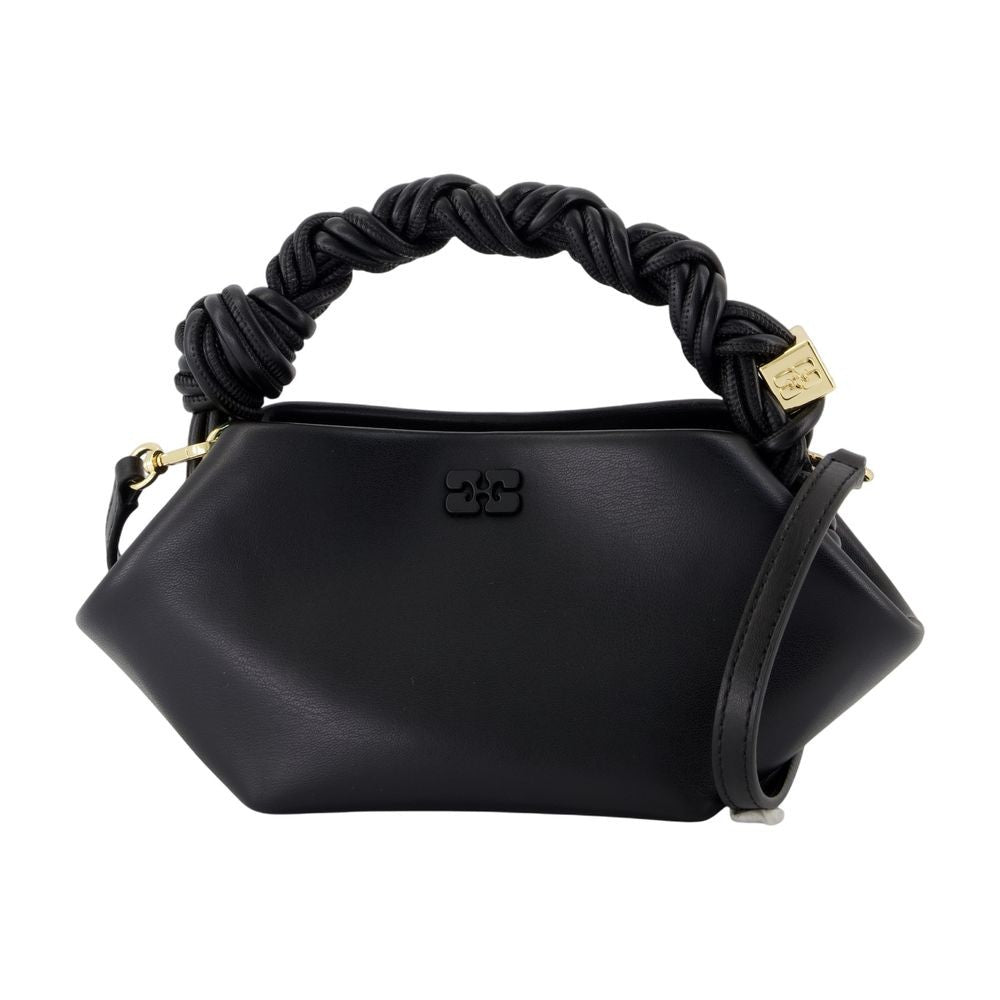 Ganni Bou Mini Crossbody - Leather - Black