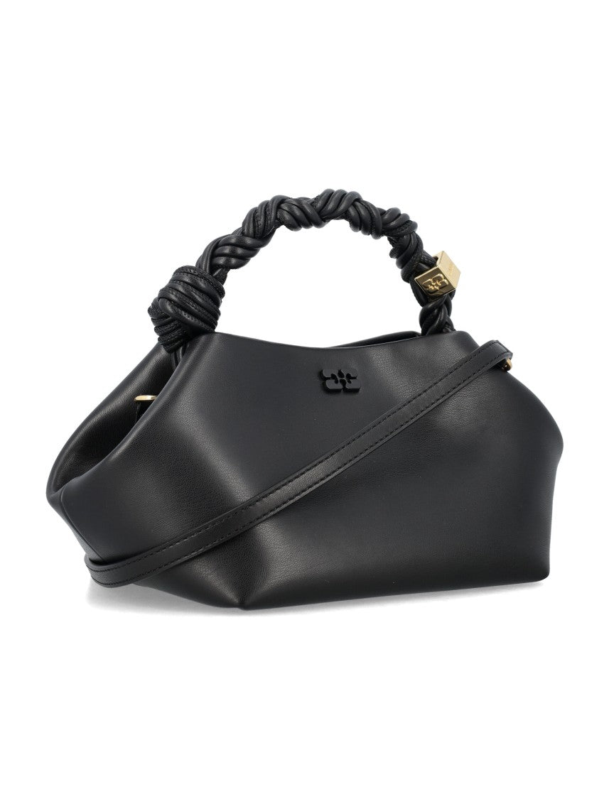 Ganni Small Bow Braided Bag