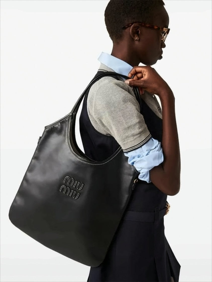 Miu Miu Calf Leather Tote Bag