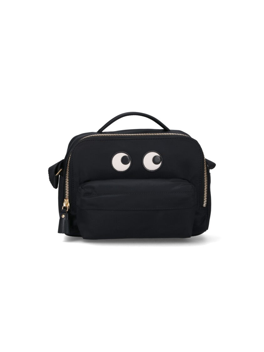 Anya Hindmarch "Eyes" Crossbody Bag – Black