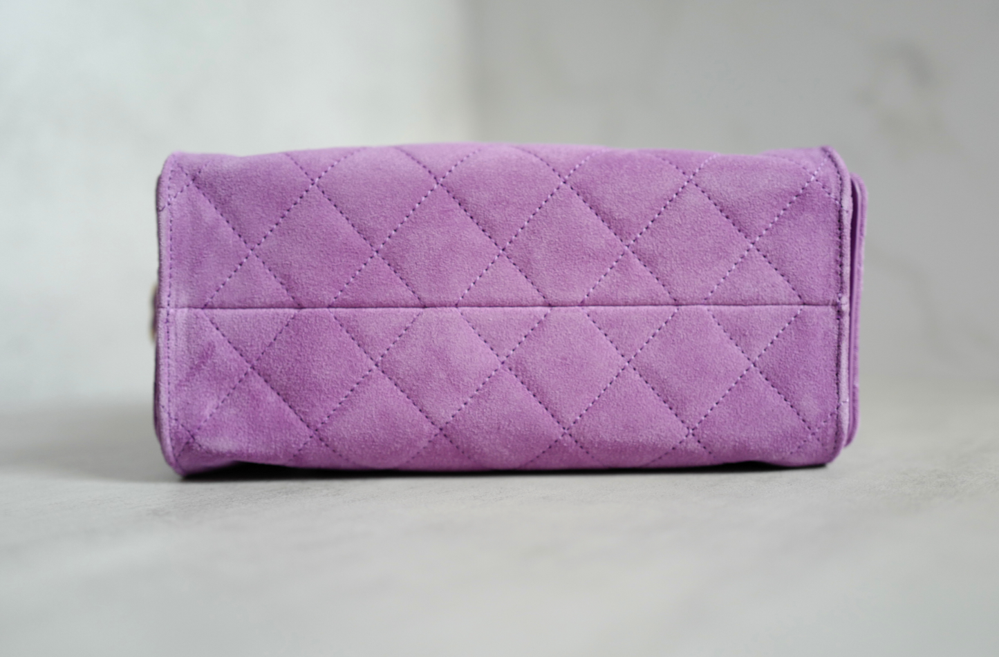 BNIB Chanel 26C Mini Hobo Shoulder Bag in Purple Suede with Gold Hardware