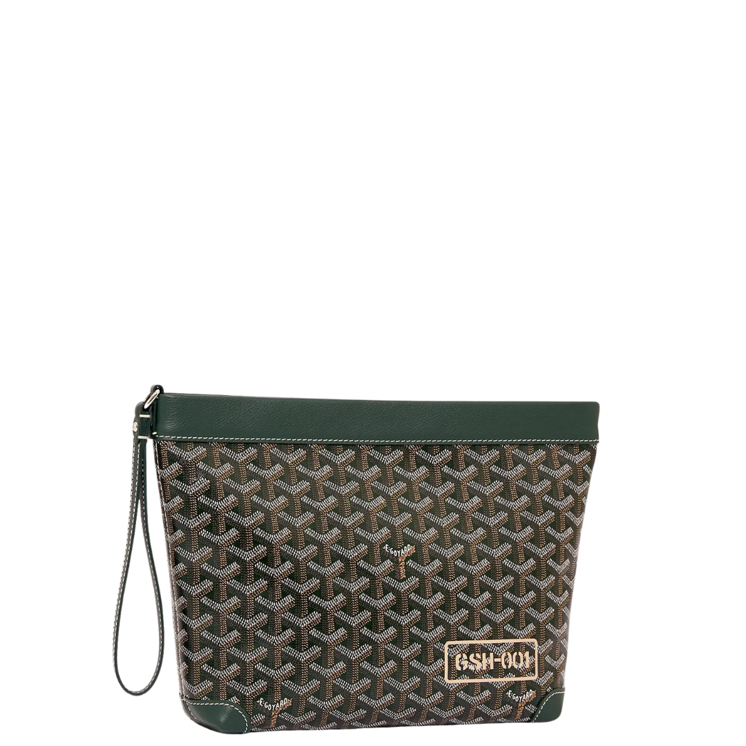 Goyard Conti Pouch Dark Green