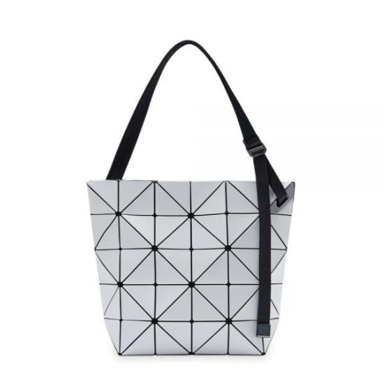 Baobao Geometric Shoulder Bag With Adjustable Strap And Glossy Finish