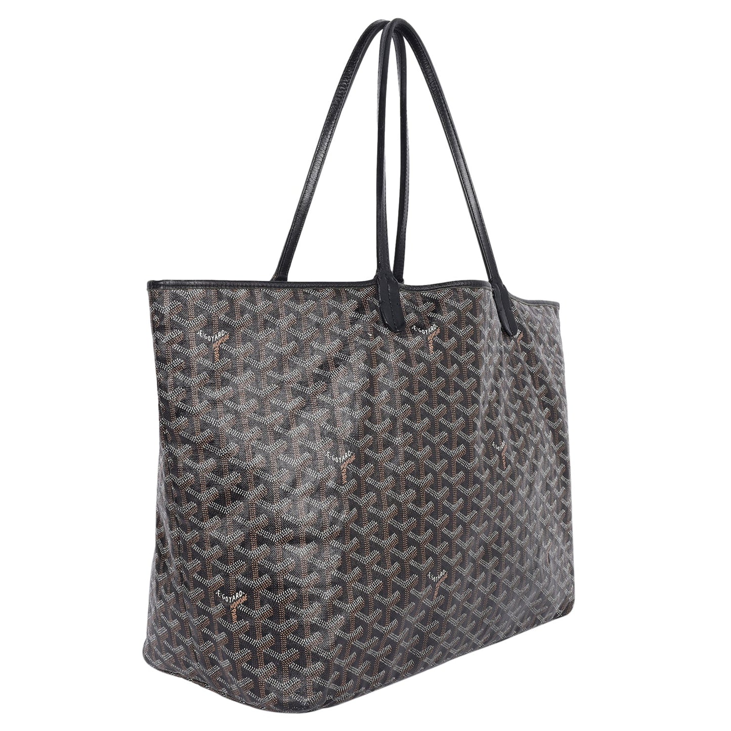 Goyardine St.Louis GM Shoulder Bag Tote Black