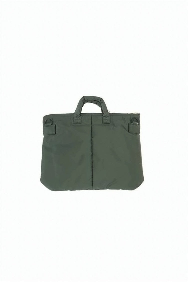 Porter Green Nylon Crossbody Bag