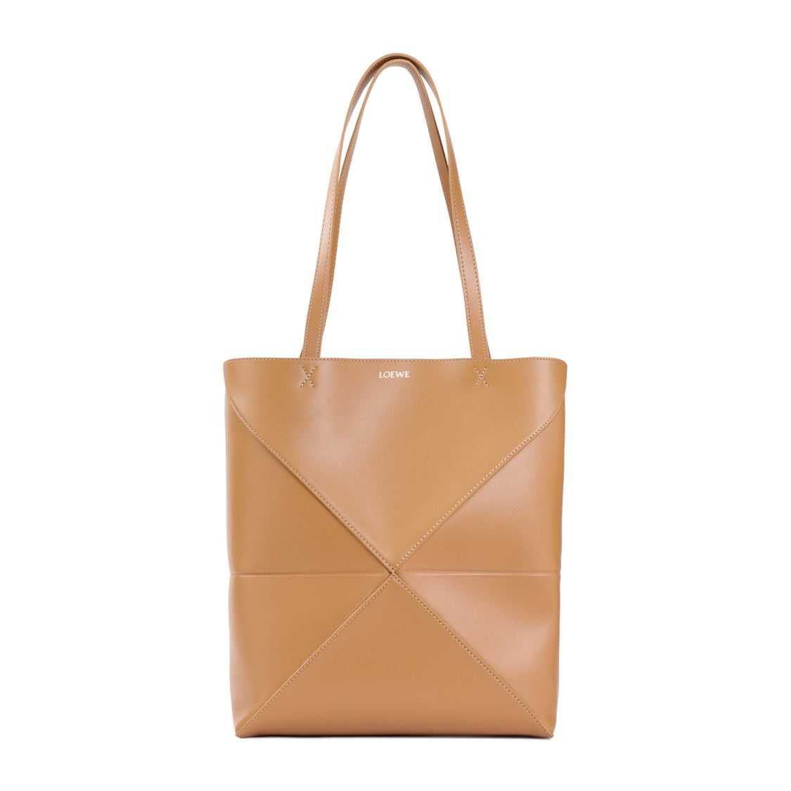 Loewe Structured Calf Leather Tote Handbag
