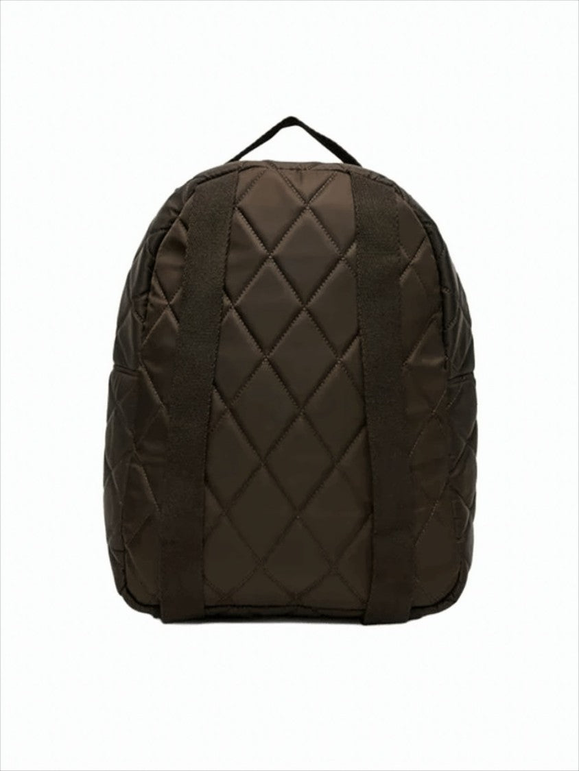 Barbour Quilted Nylon Backpack With Adjustable Straps