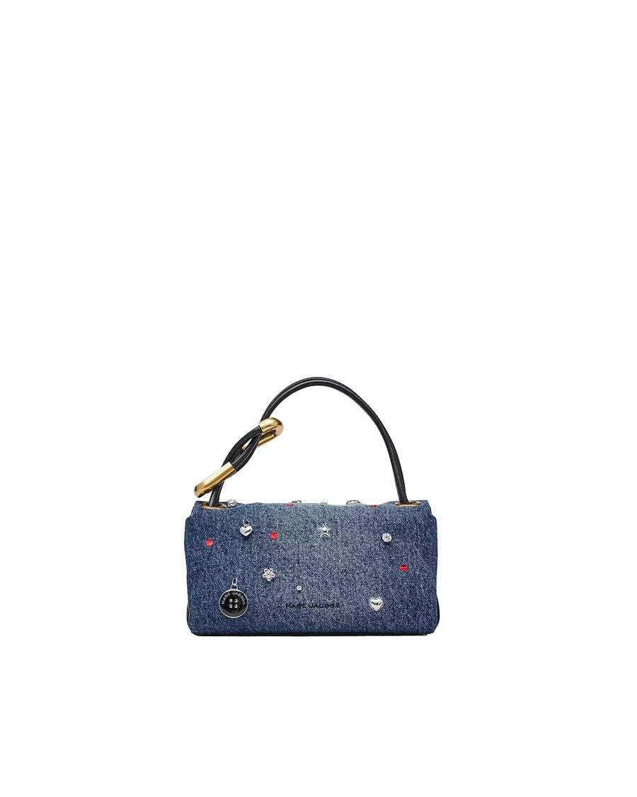 Marc Jacobs Handbag The Trinket Charm Denim Mini Dual Bag