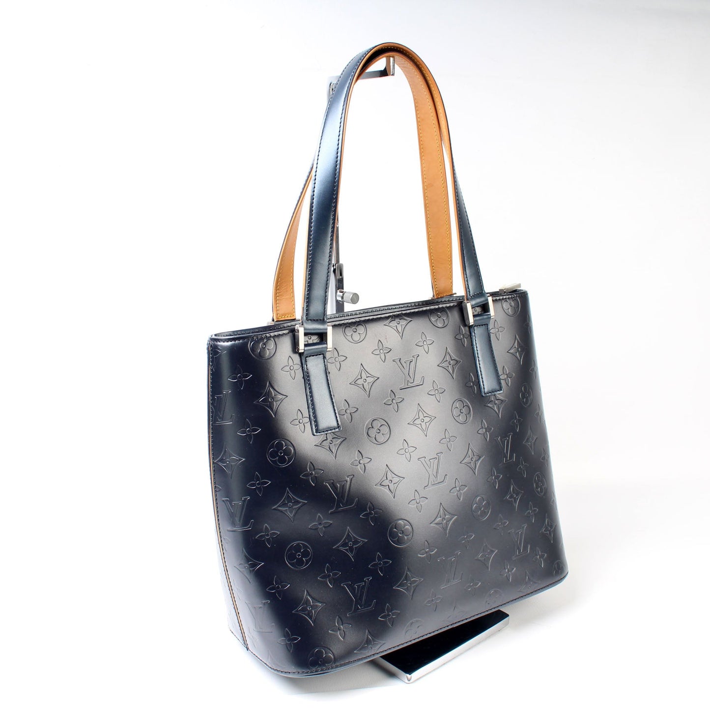 Stockton Monogram Matte Leather