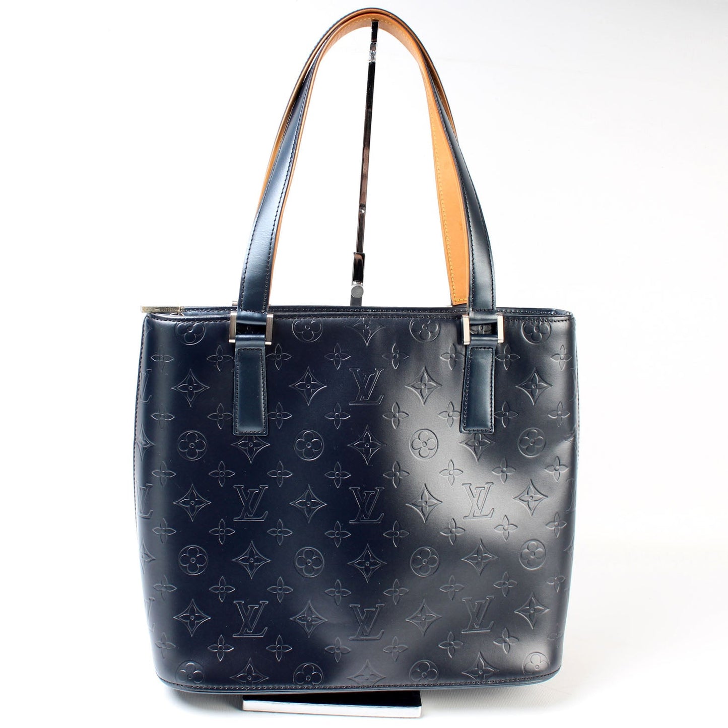 Stockton Monogram Matte Leather