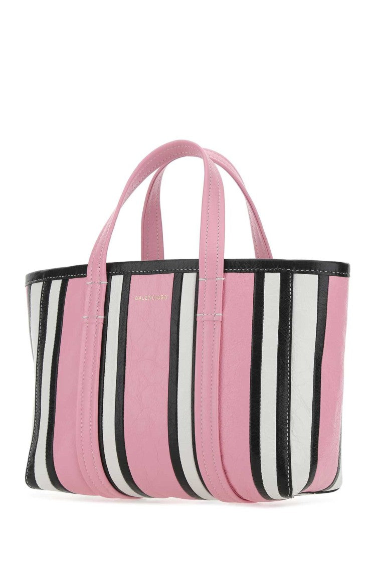 Balenciaga Multicolor Leather Small Barbes Shopping Bag