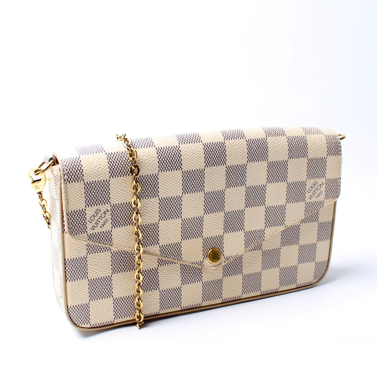 Pochette Felicie Damier Azur