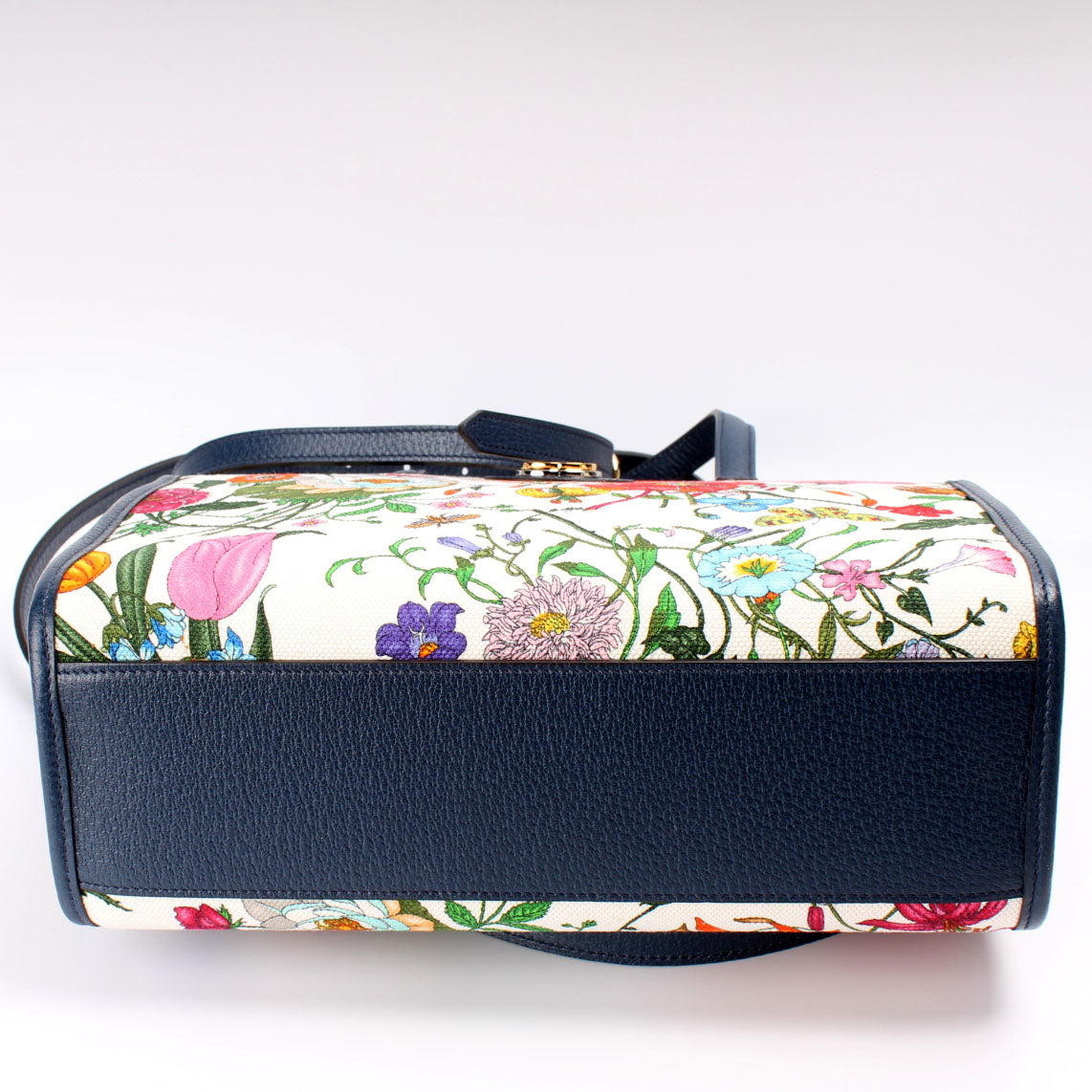 550141 Canvas Floral Tote Medium