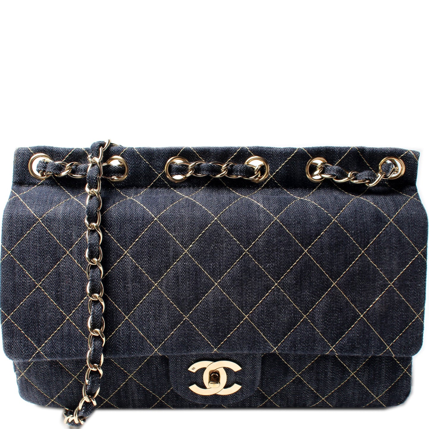 Denim Flap Bag 10M