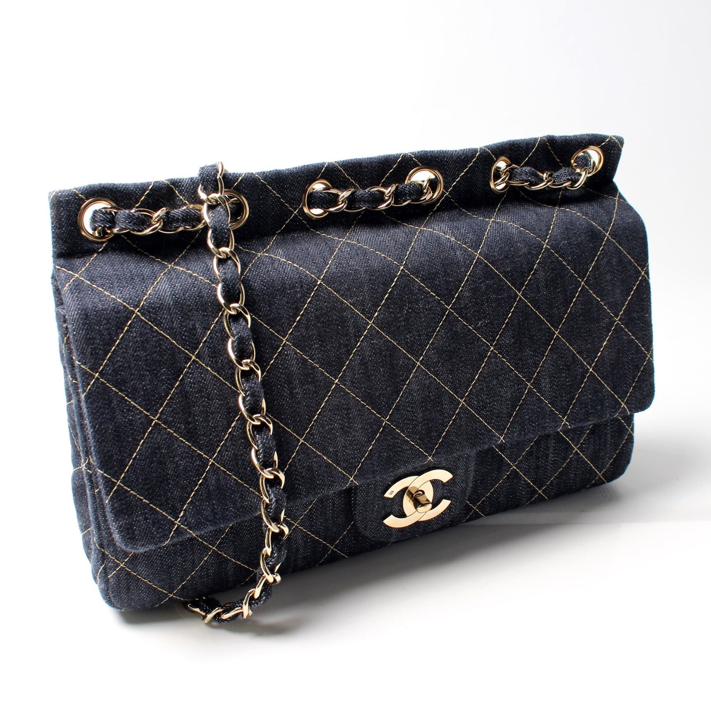 Denim Flap Bag 10M
