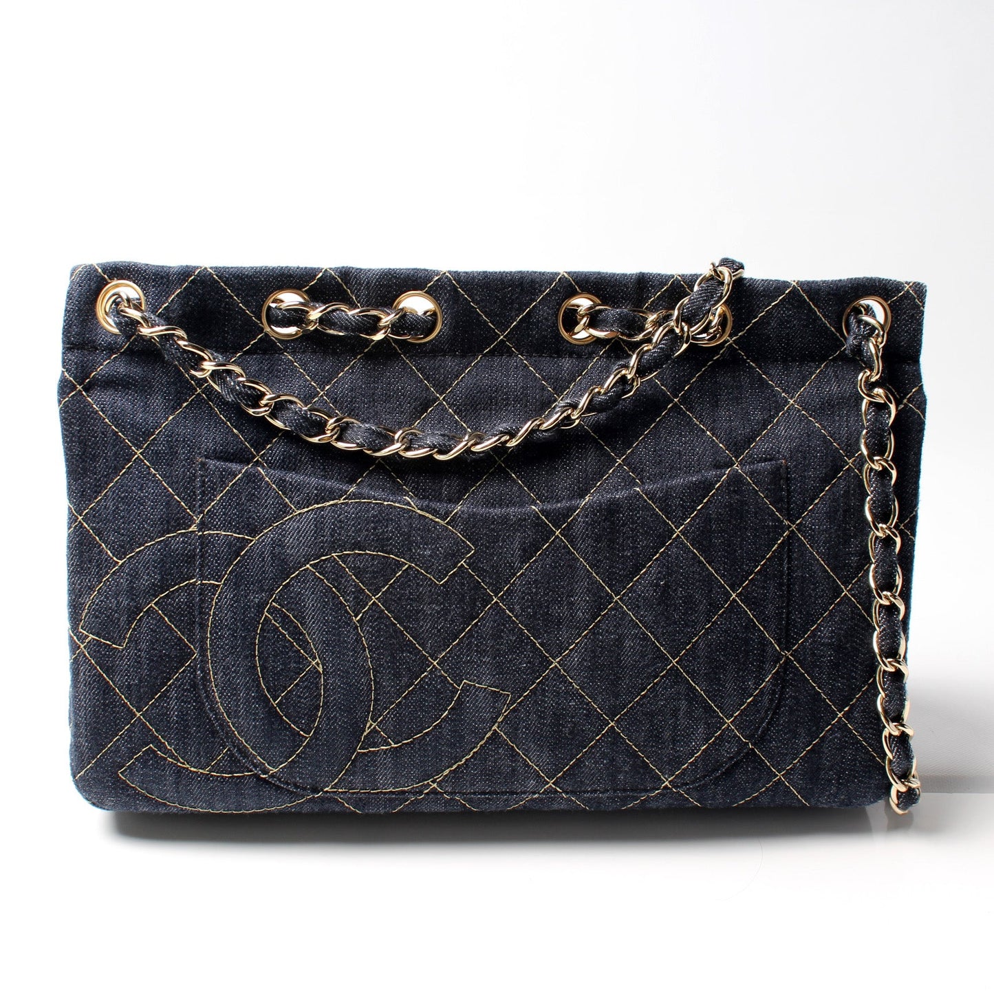 Denim Flap Bag 10M