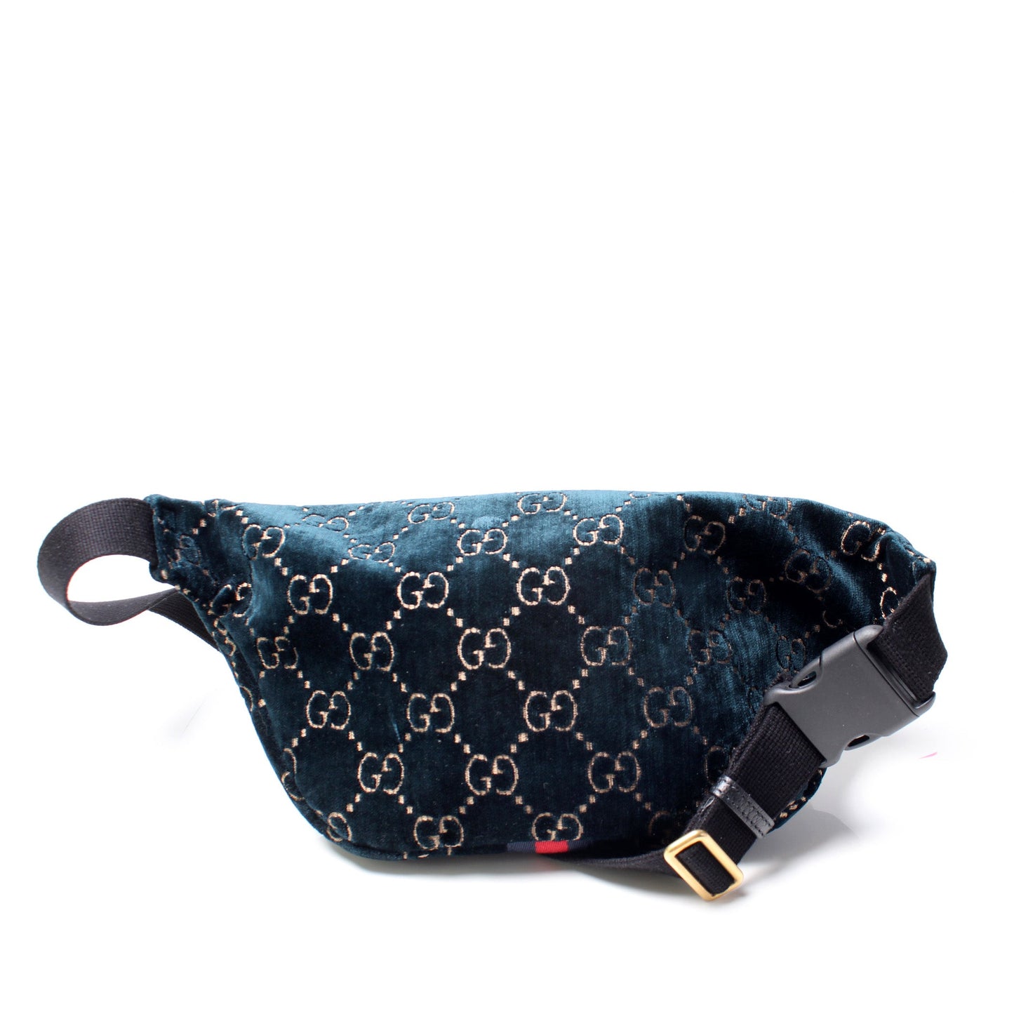 574968 Velvet Web Waist Bag