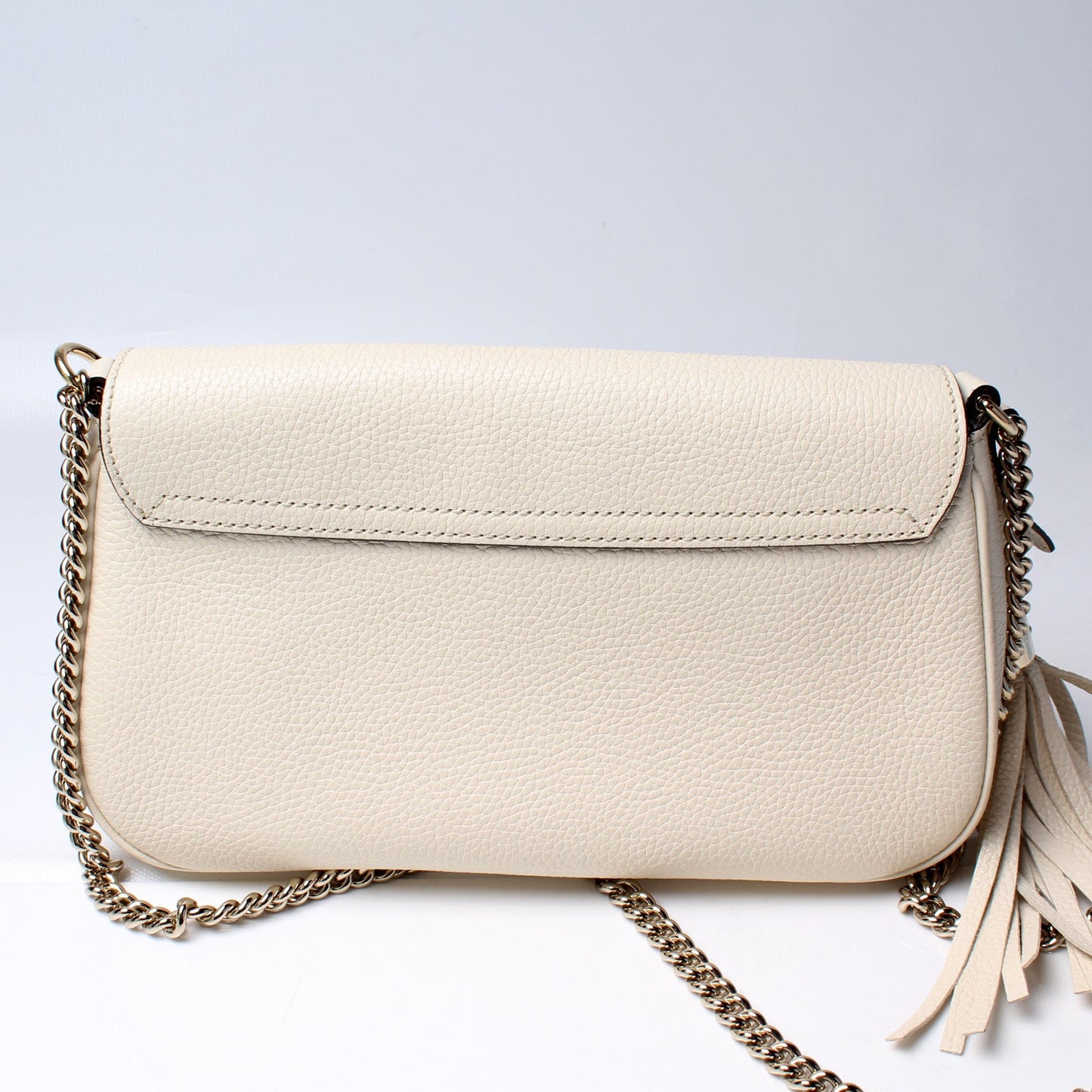 536224 Soho Chain Tassel Flap Bag