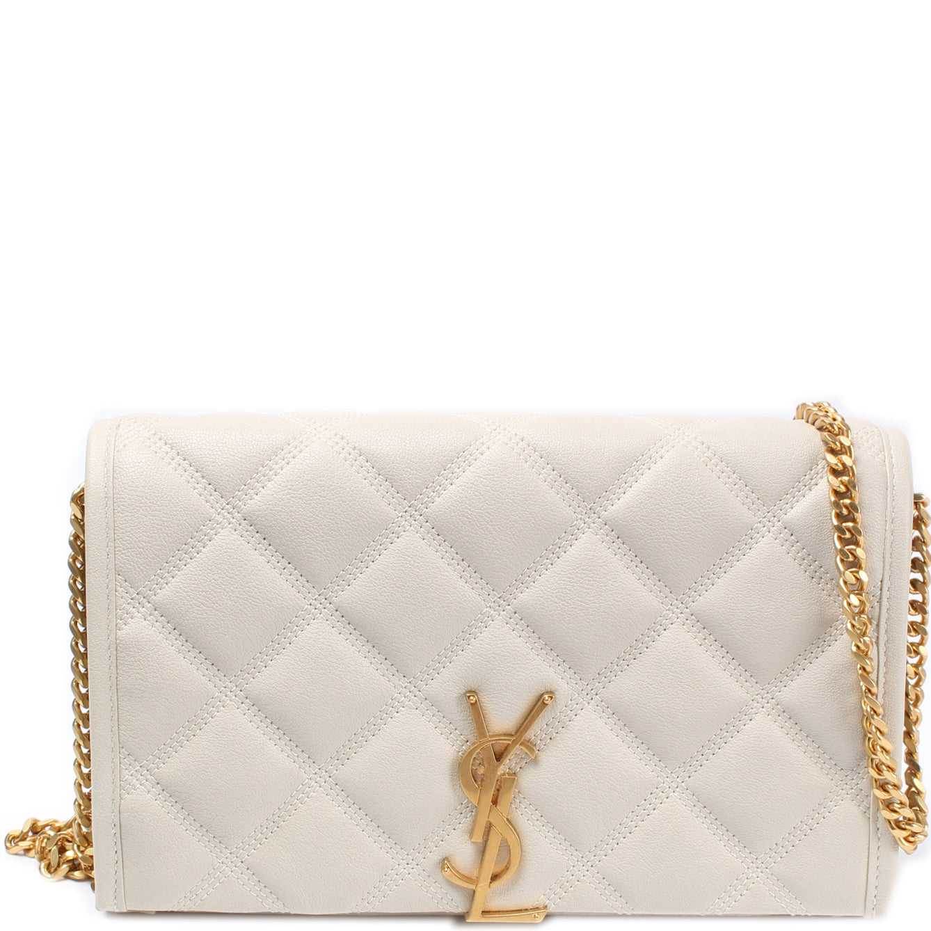 Becky Chain Wallet In Quilted Lambskin 585031