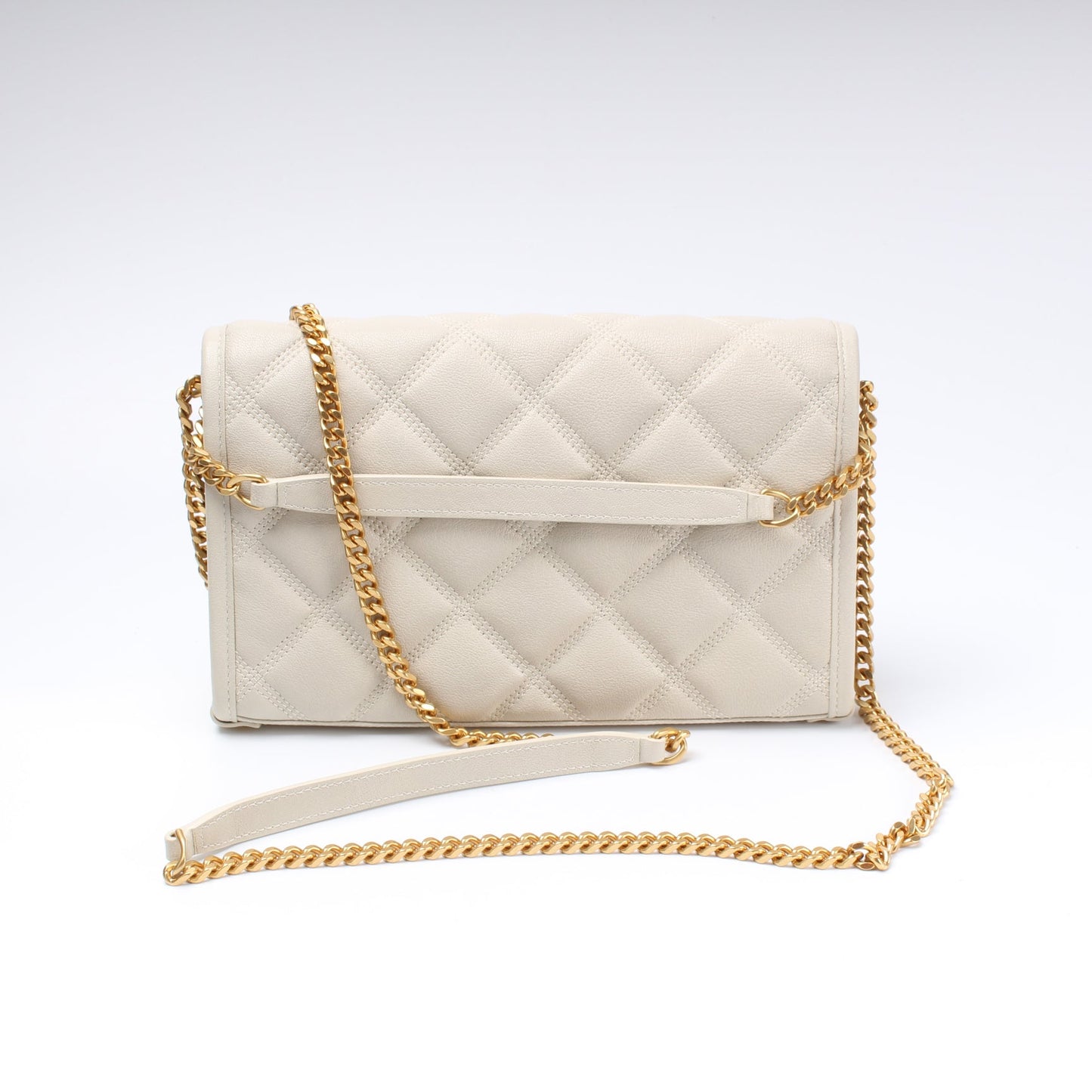 Becky Chain Wallet In Quilted Lambskin 585031