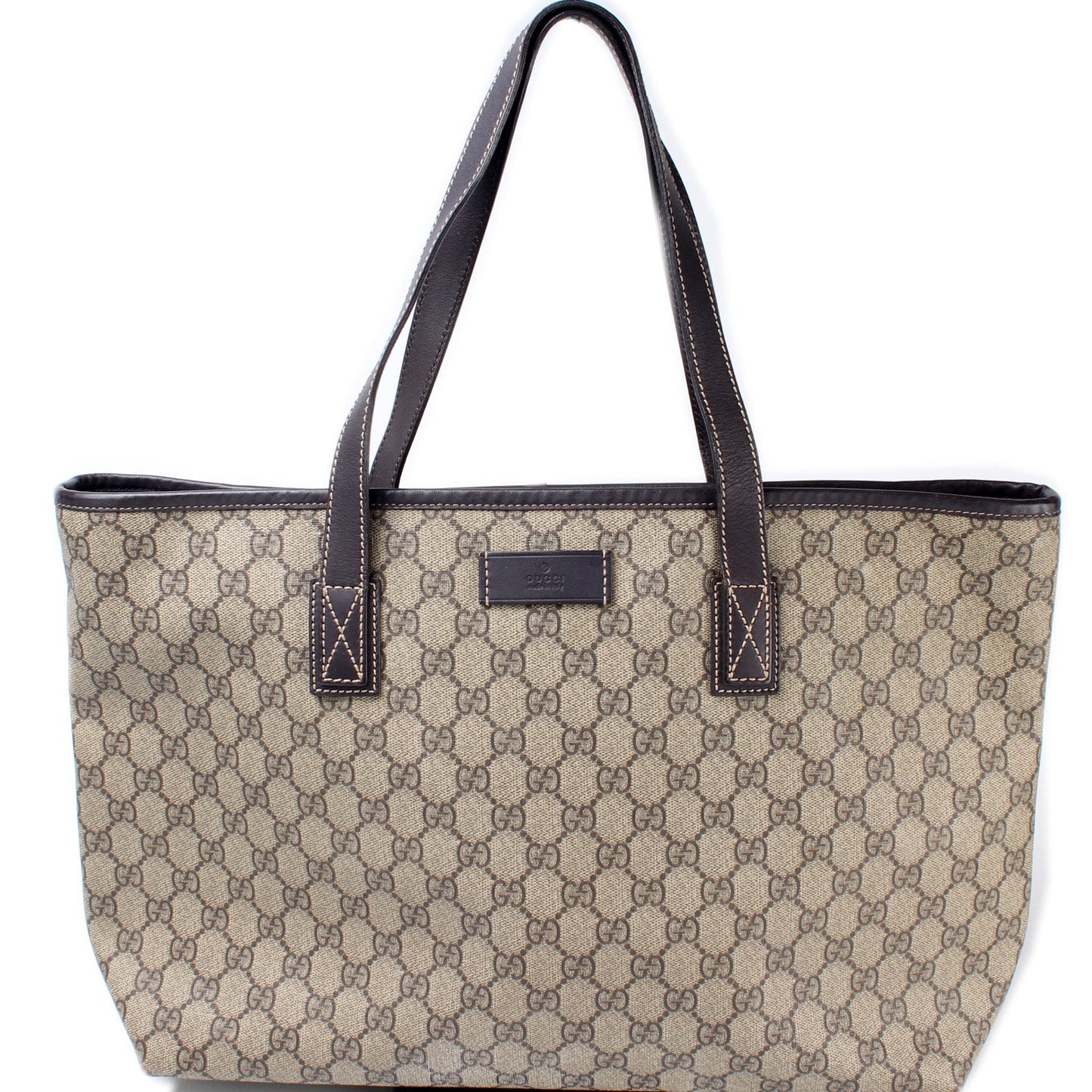 211137 GG Supreme Medium Zip Tote
