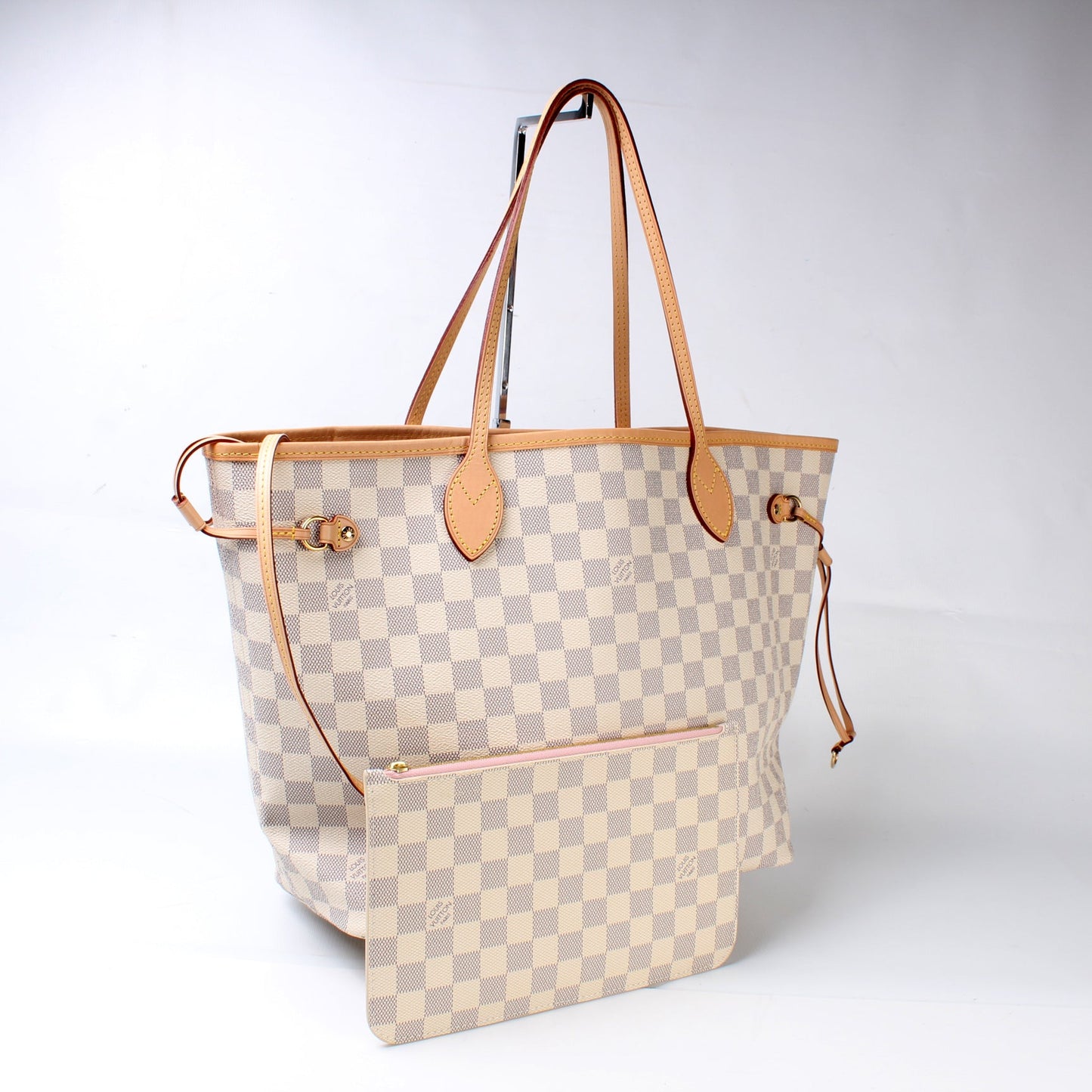 Neverfull With Wallet MM Damier Azur