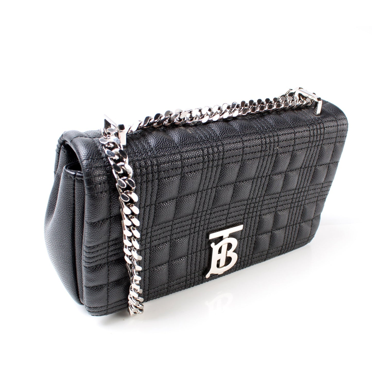 Lola Small Quilted Bag Grainy Calfskin